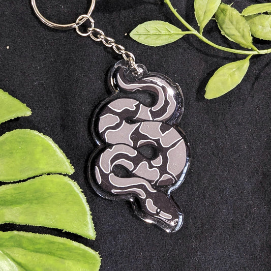 Acrylic Keychain Python Snake