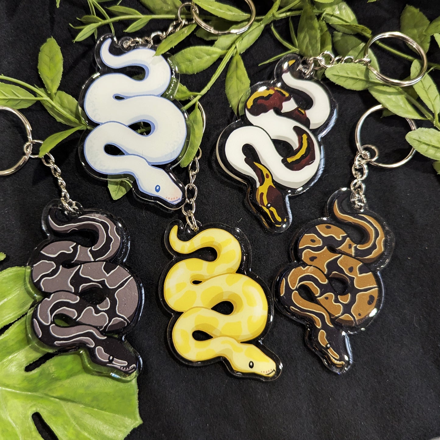 Acryl Schlüsselanhänger Python Schlange