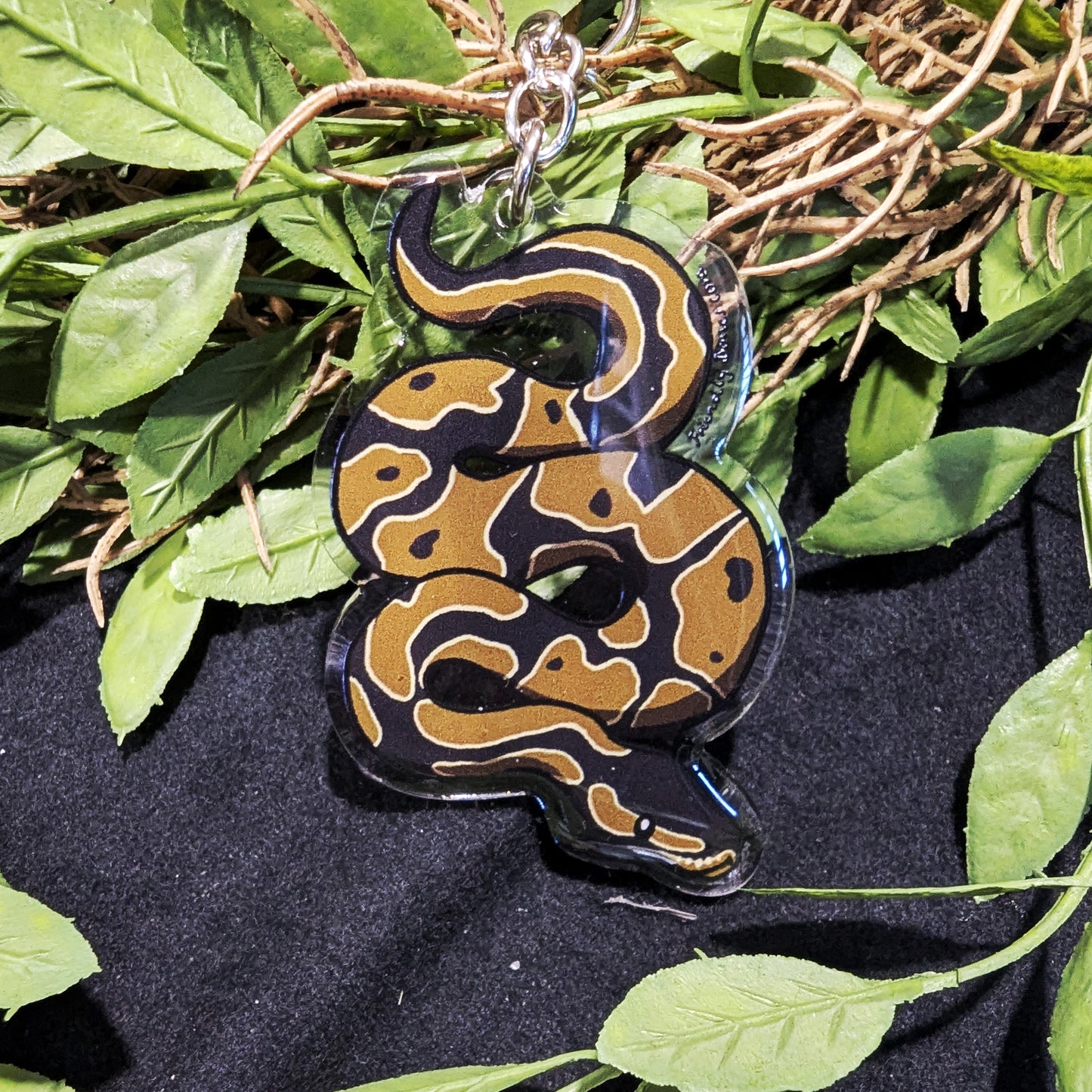Acryl Schlüsselanhänger Python Schlange