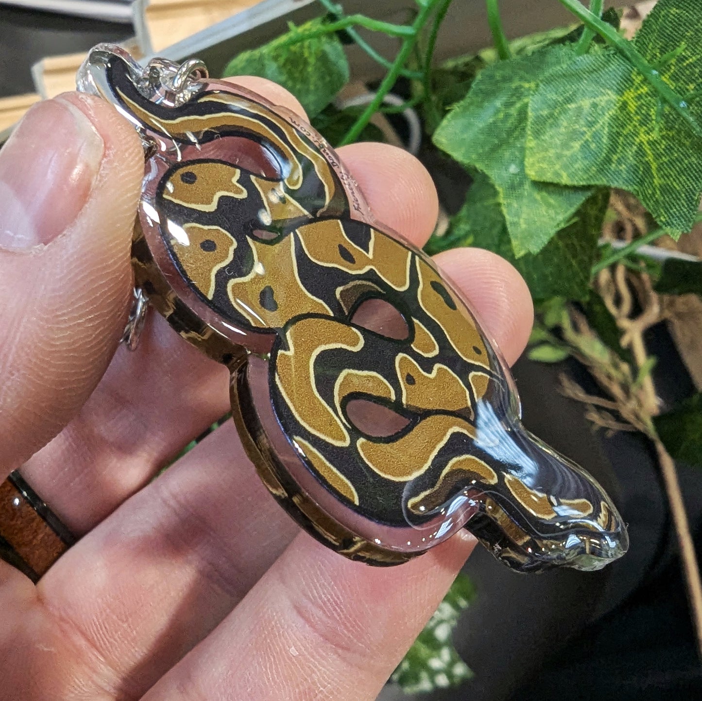 Acryl Schlüsselanhänger Python Schlange