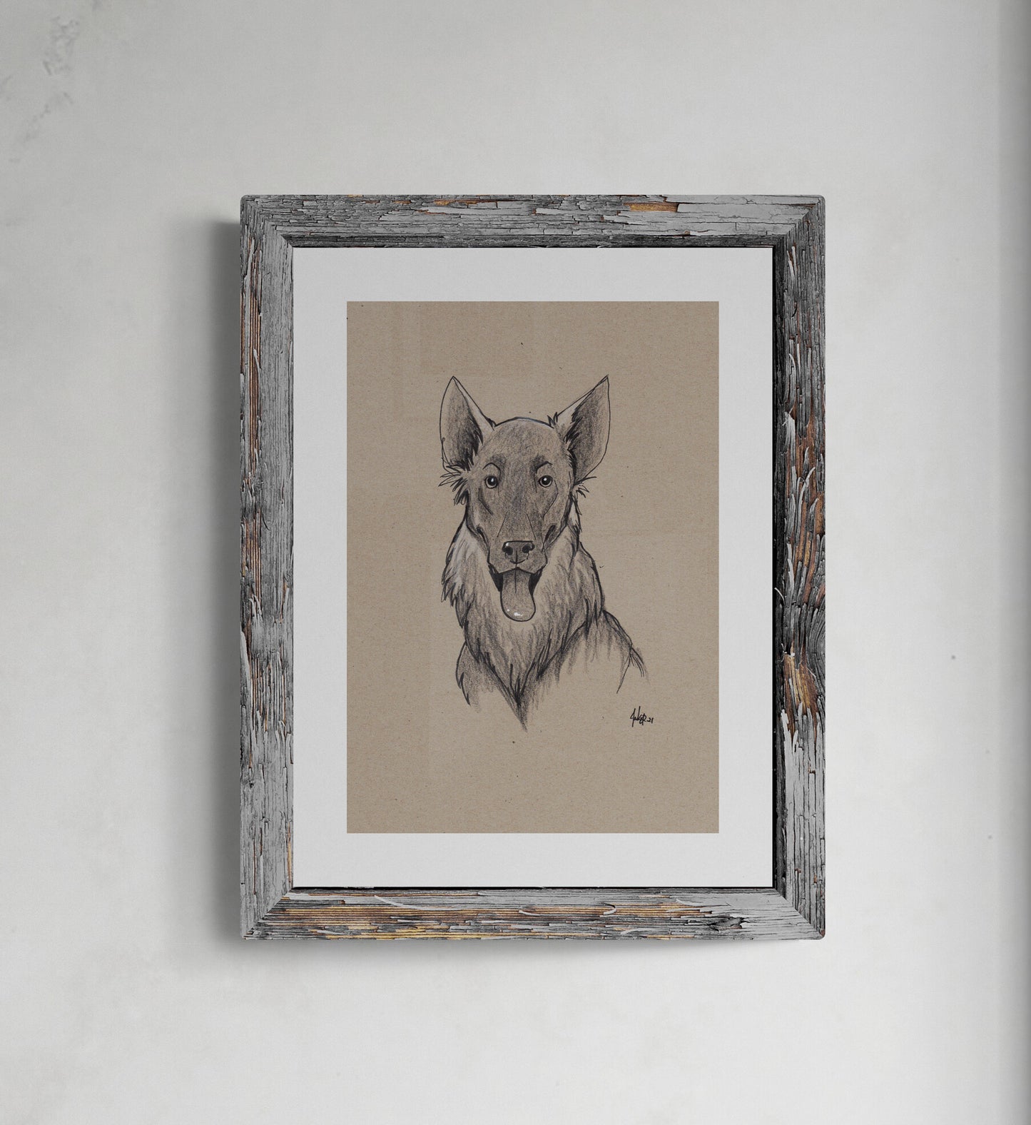Original Kunstwerk "Bester Freund"