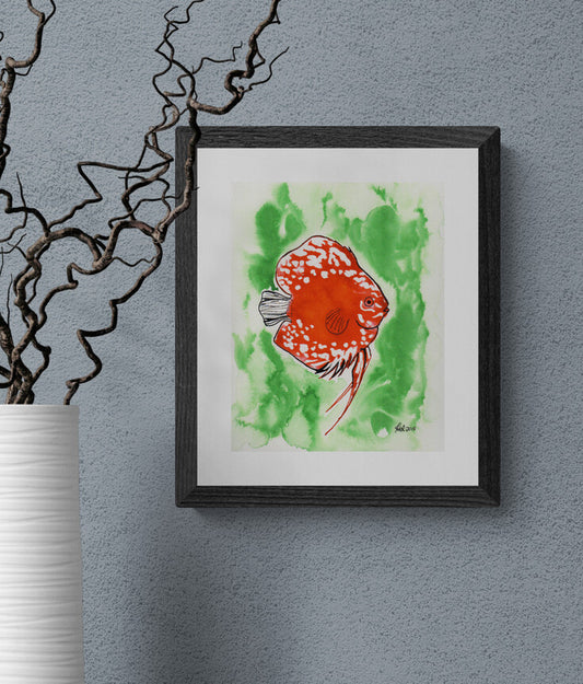 Original artwork "Discus fish"