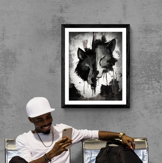 Art print XL Din A2 "Second Soul" Winter Edition