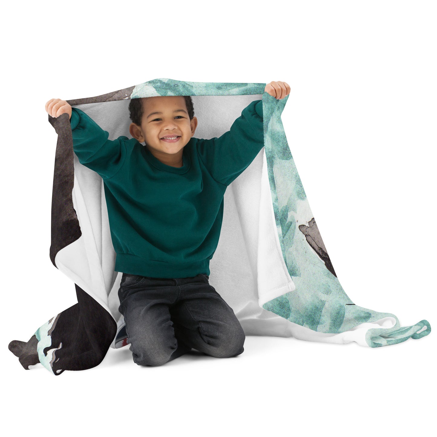 Kuscheldecke "Farnkatze" KD-001