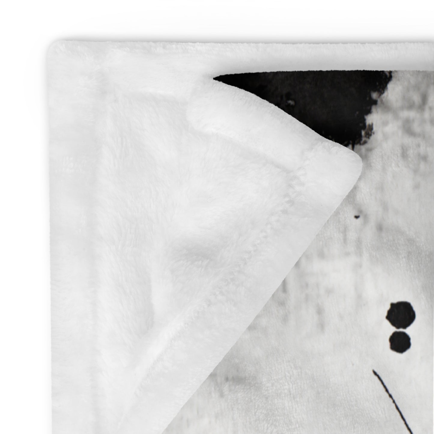Kuscheldecke "Zwei Seelen" grau KD-003