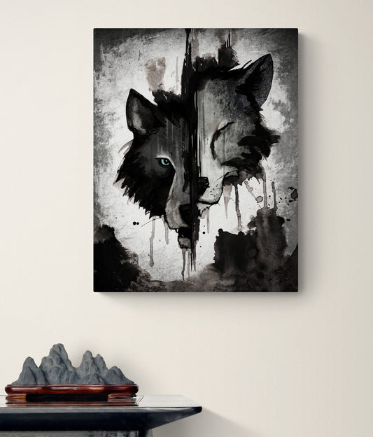 Print on canvas "Two Souls" Winter Edition - please note delivery times!