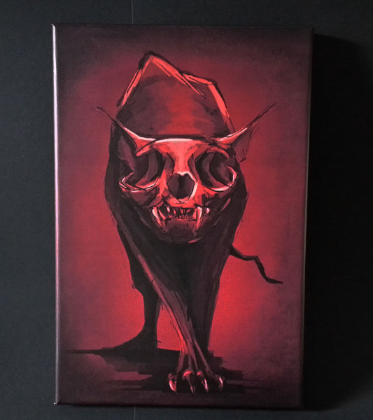 Print on Canvas "Zombiecat"