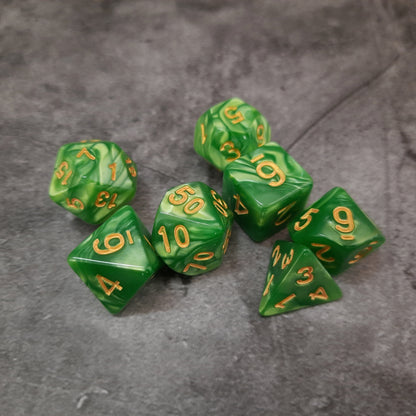 Dice set, many beautiful colors available!