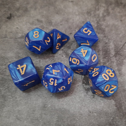 Dice set, many beautiful colors available!