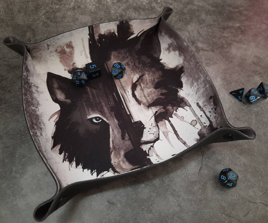 Dice bowl "Wolf"