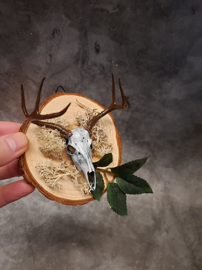 Mini deer skull wall decoration