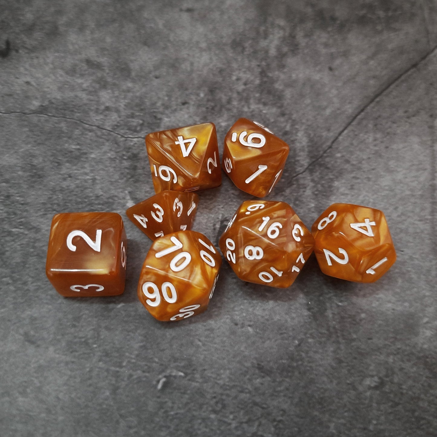 Dice set, many beautiful colors available!