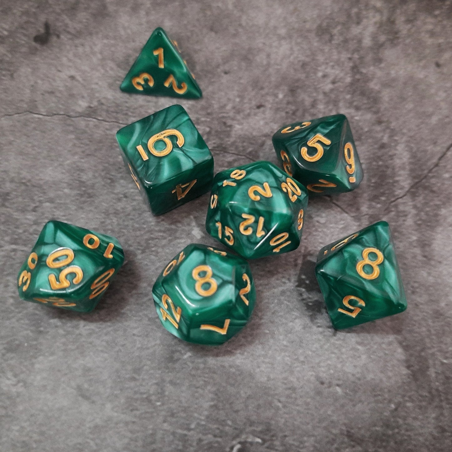 Dice set, many beautiful colors available!