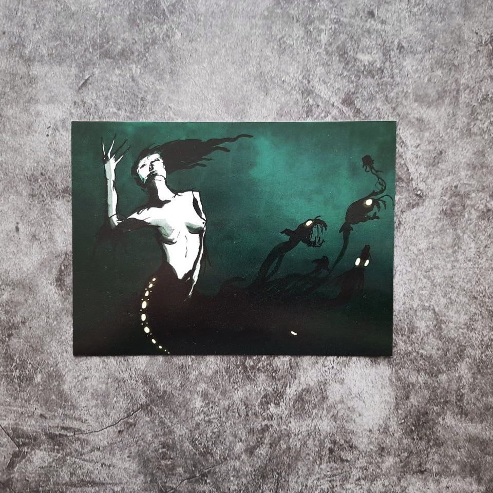 Postkarte Meerjungfrau