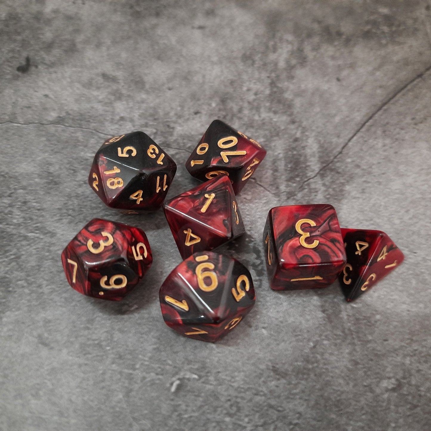 Dice set, many beautiful colors available!