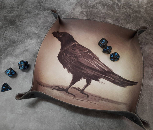 Dice bowl "Raven"