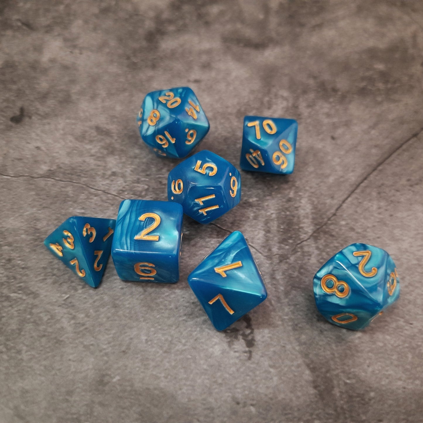 Dice set, many beautiful colors available!