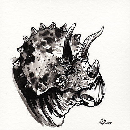 Original Artwork “Triceratops”