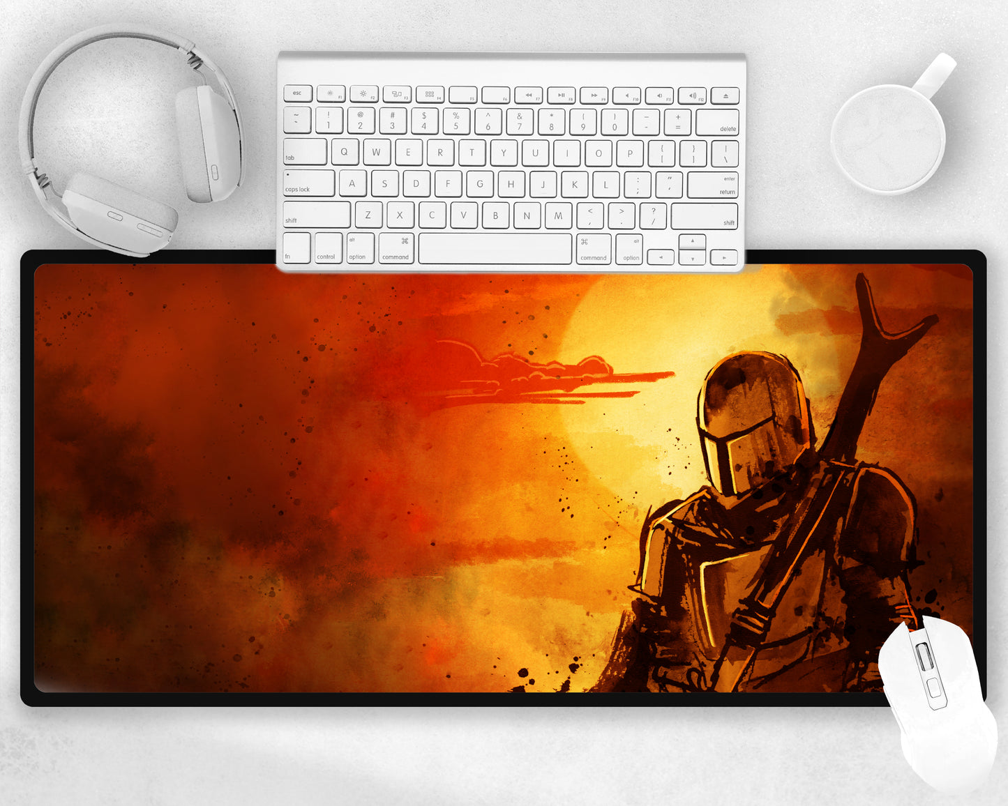 Deskmat / XL Mousepad Mando