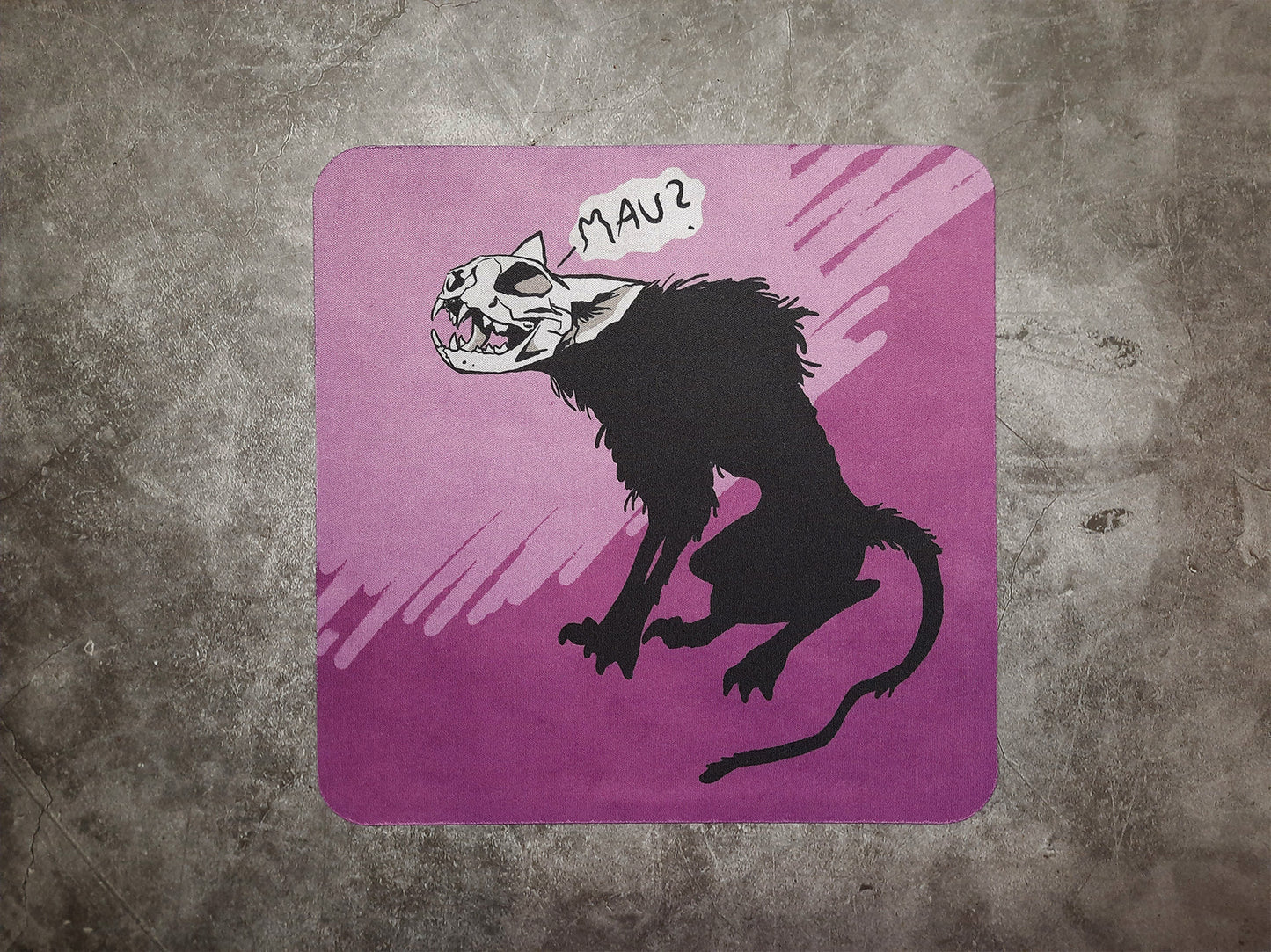 Mousepad textile "Mau?"