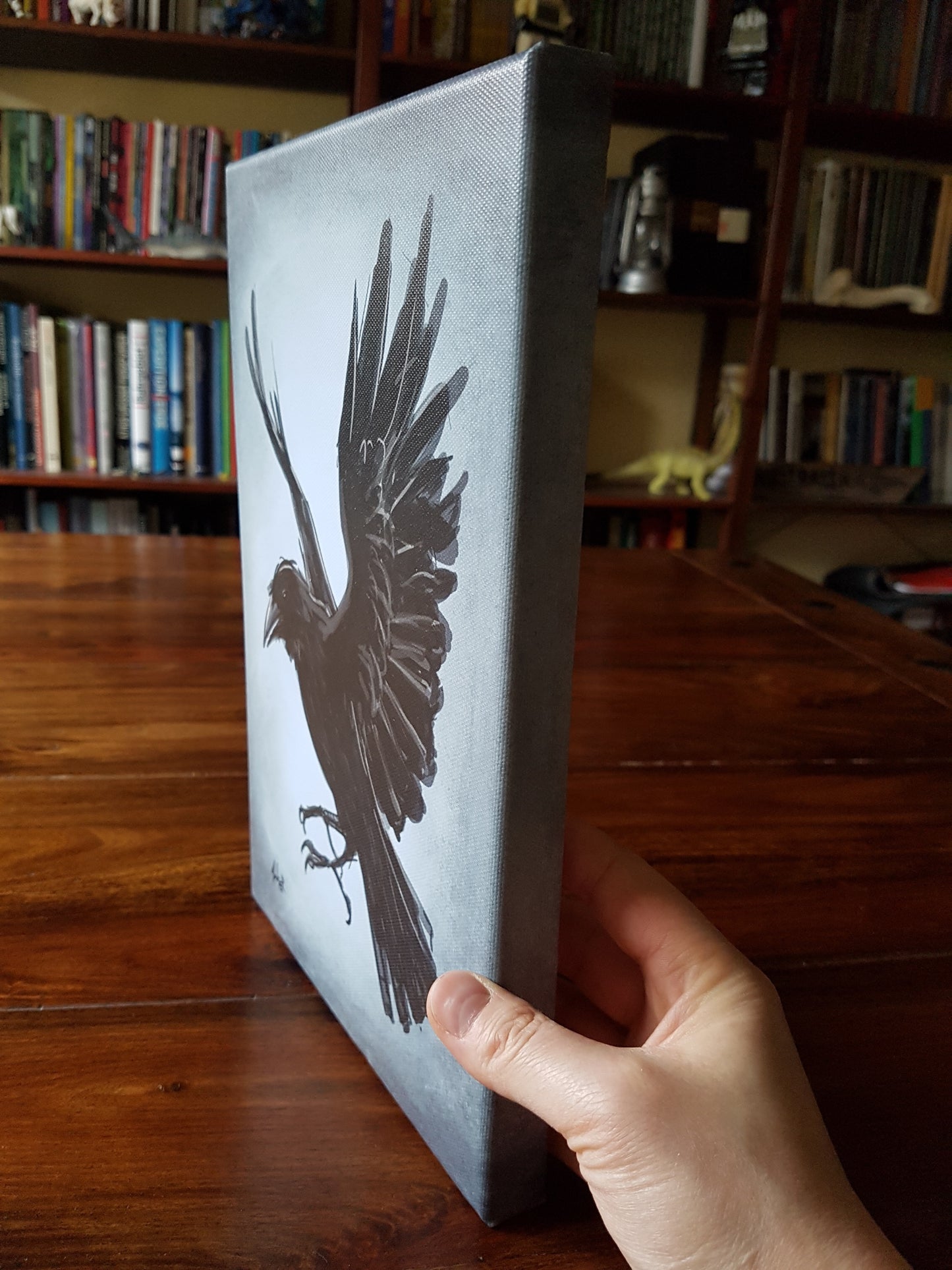 Canvas print 20x30 "raven sister"
