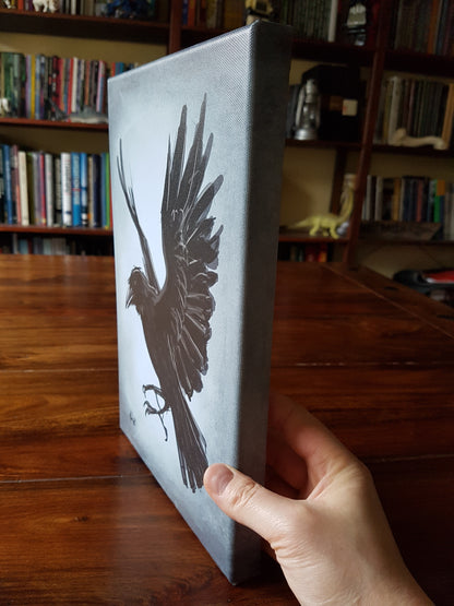 Canvas print 20x30 "raven sister"
