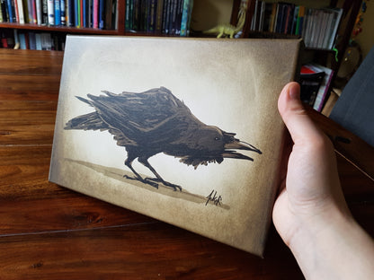 Canvas print 20x30 "Raven Brother"