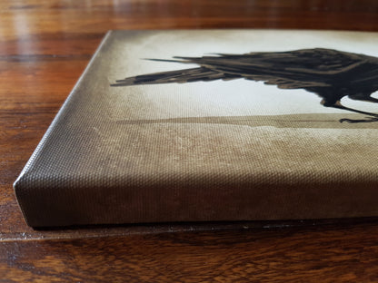 Canvas print 20x30 "Raven Brother"