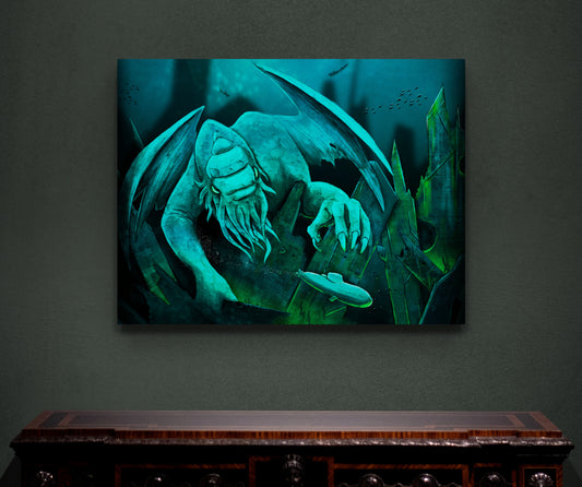 Druck auf Leinwand "Cthulhu"