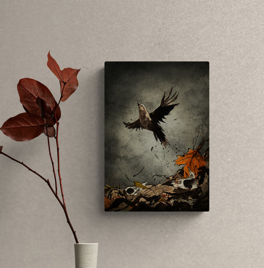 Canvas print 20x30cm "Bird"