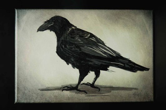 Canvas print 20x30 "Raven"