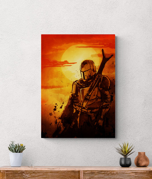 Print on canvas "Mando" - note delivery times!
