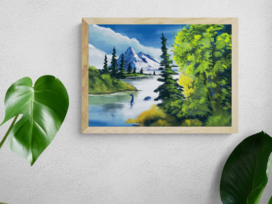 Kunstdruck "Bob, das Seemonster"
