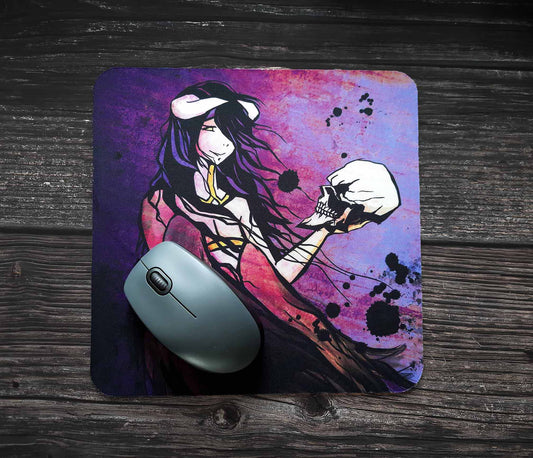 Mousepad textile "Albedo" Overlord inspired