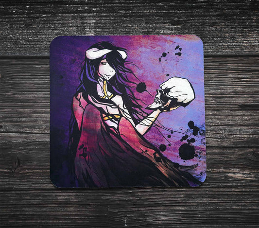 Mousepad textile "Albedo" Overlord inspired