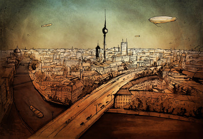 Print on canvas "Berlin"