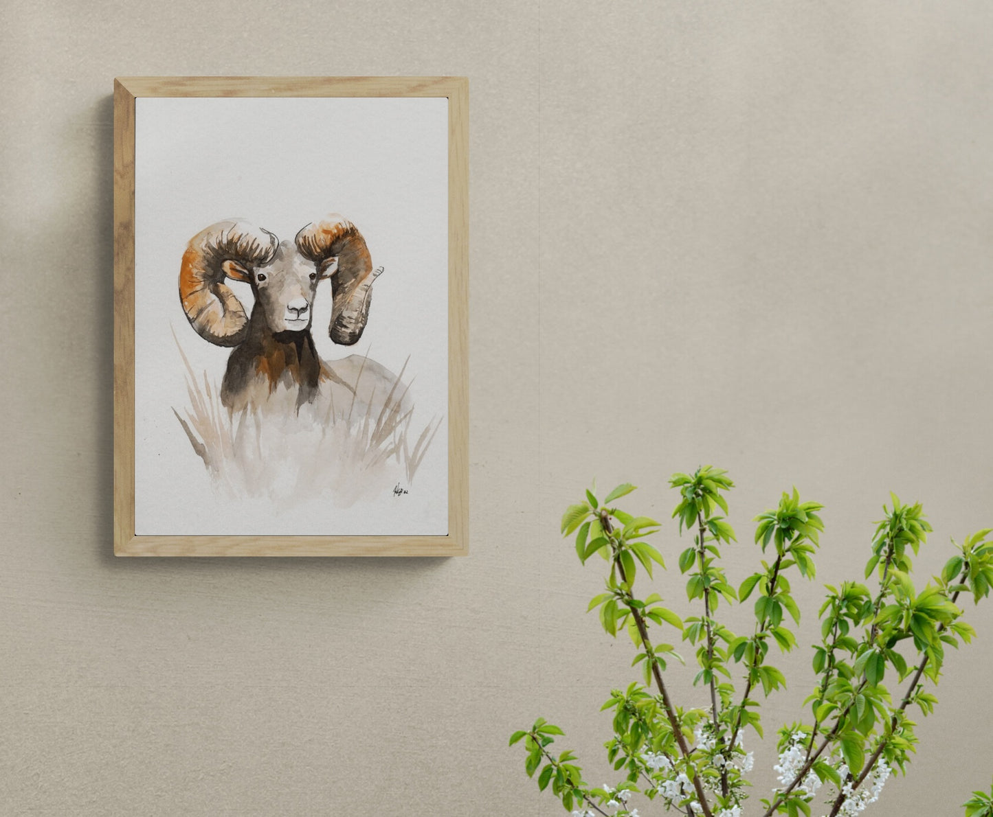 Original artwork "Bighorn"