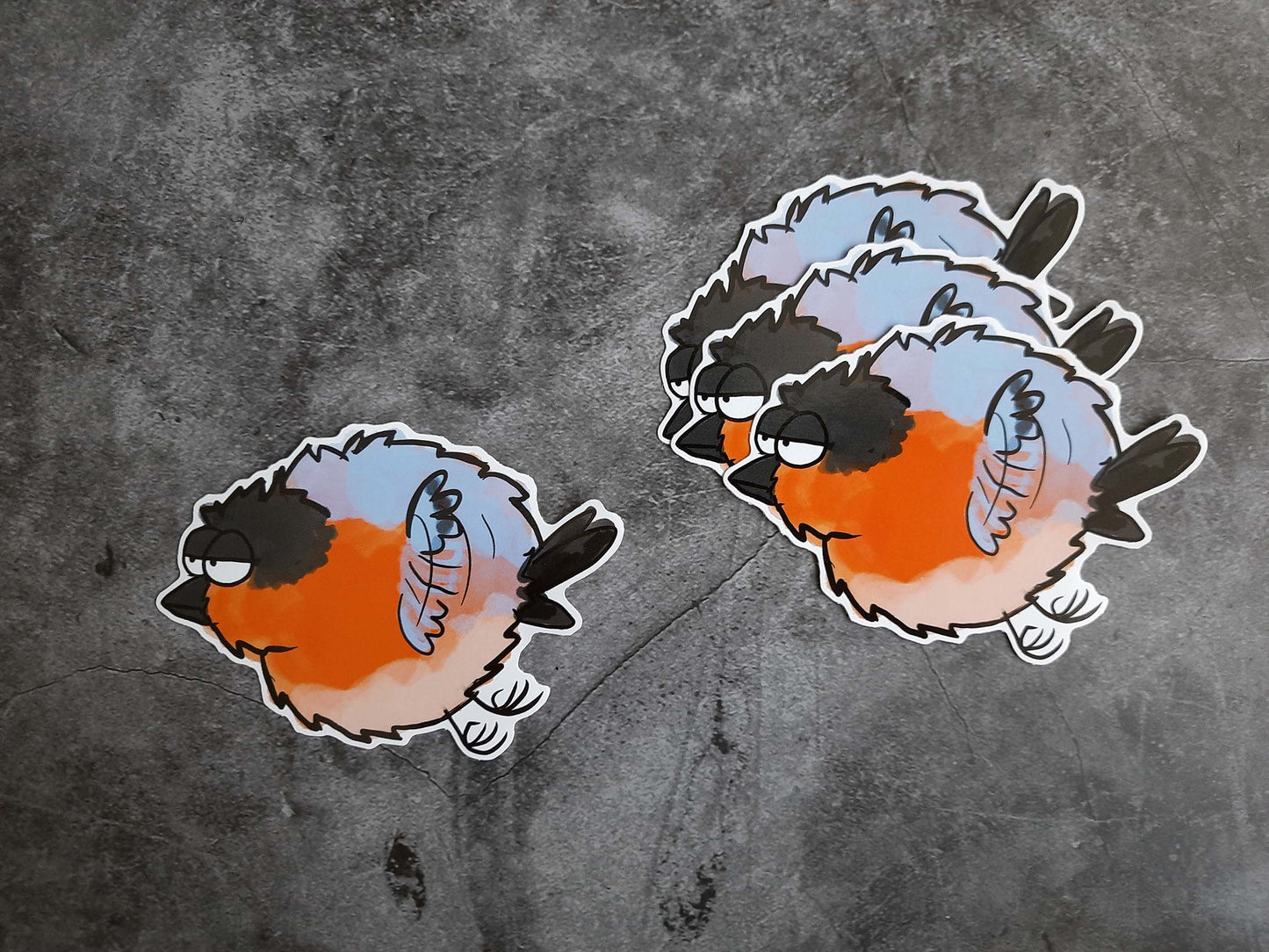 Sticker, weatherproof "Chubby Bird"