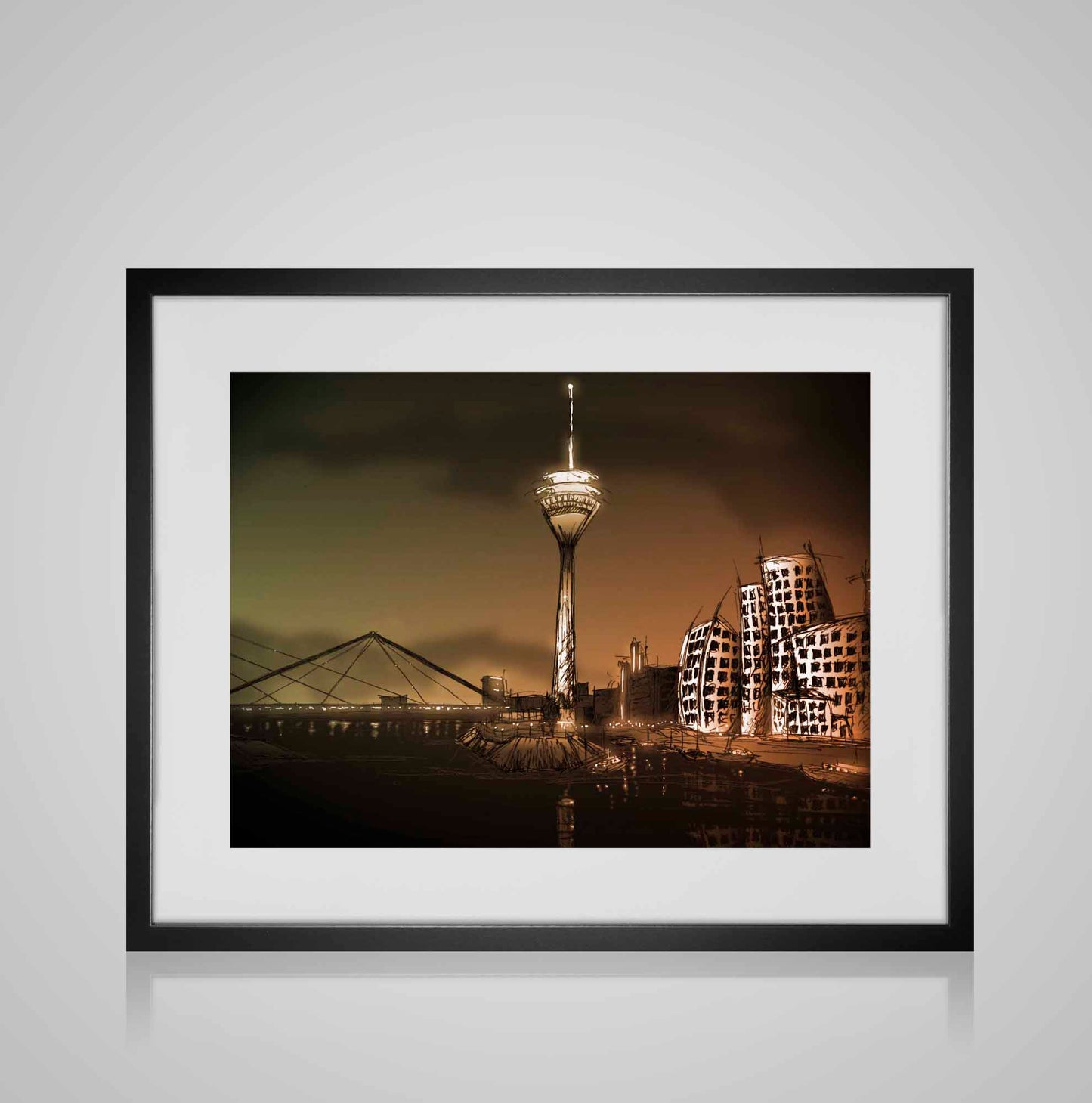 Art print "Dusseldorf"