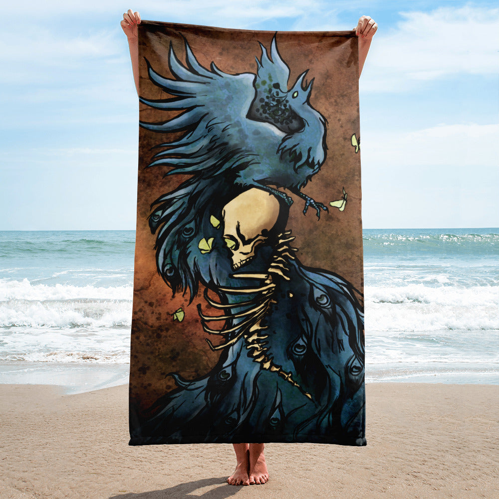 Bath towel / wall hanging "Soul Keeper" - please note delivery times!