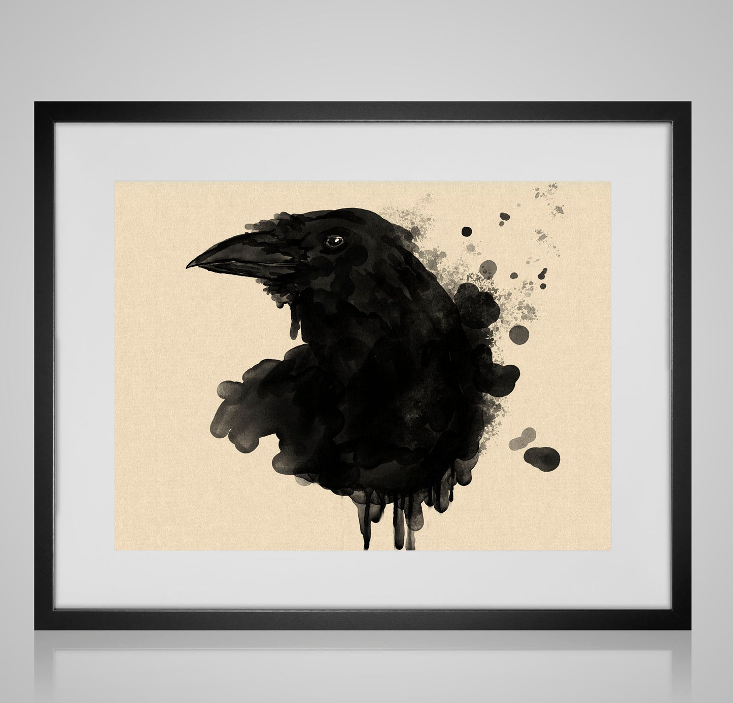 Art Print "Ink Raven"