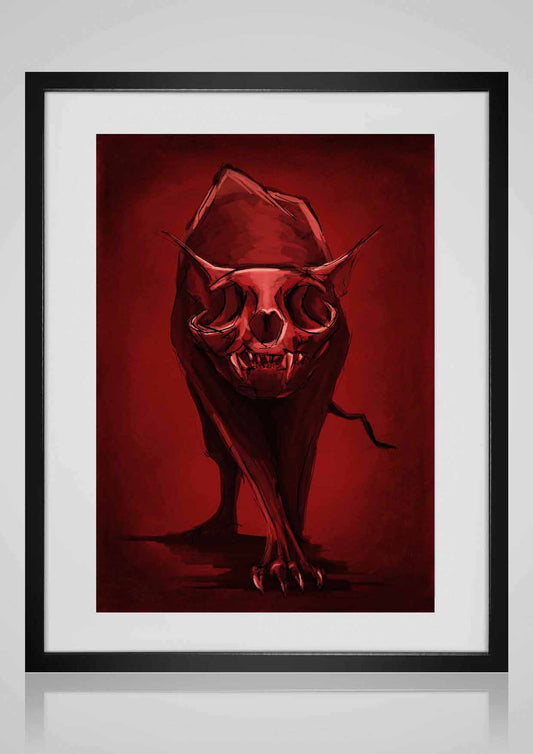 Art Print "Zombiecat"